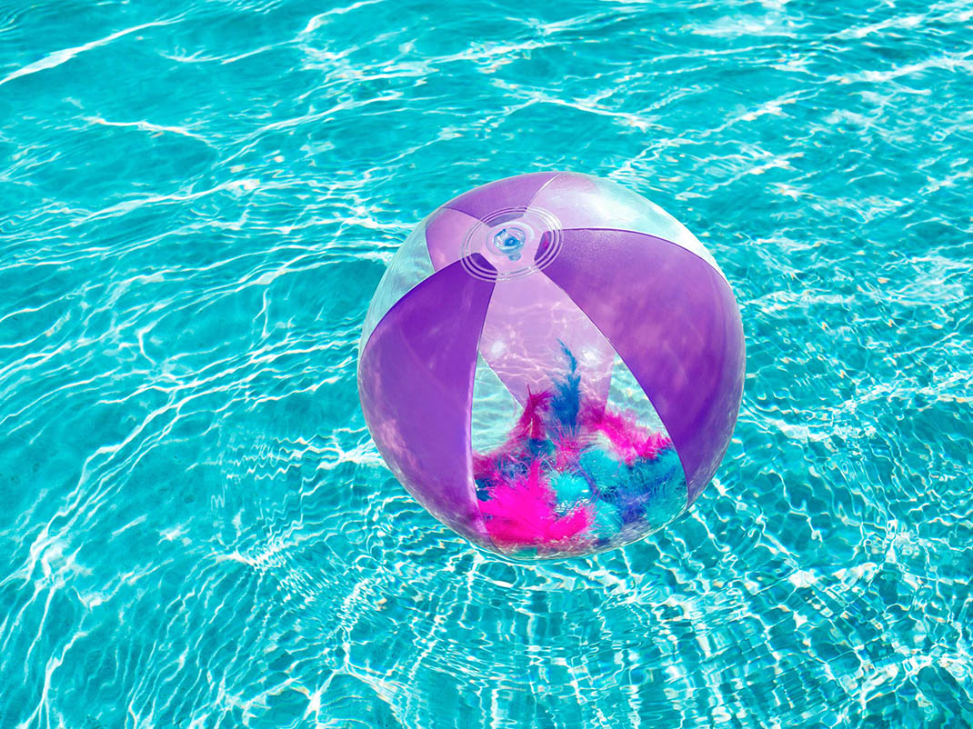 Ballon gonflable Plumes - Aquapolis