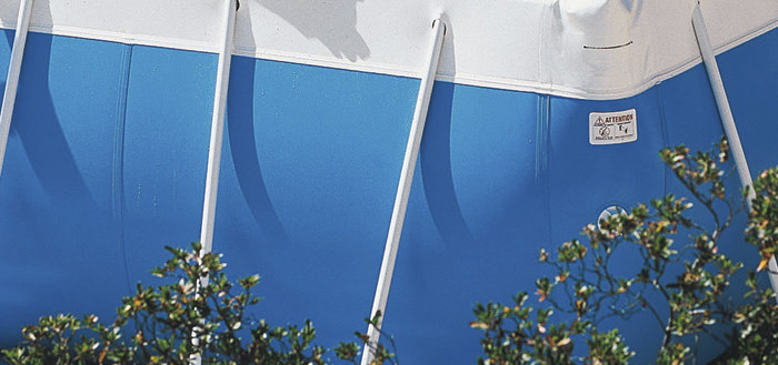 Toile bleue polyester Piscine Hors Sol Laghetto Classic