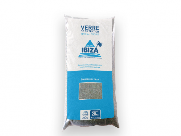 sable et gravier de verre Piscines Ibiza